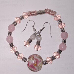 bracelet and matching earrings